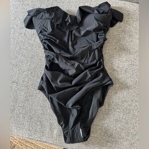 J. Crew Classic Black Swimsuit